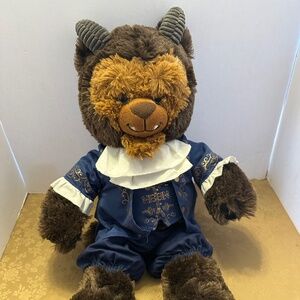 Build A Bear Disney's Plush "Beast" From Beauty and the Beast Animated Film